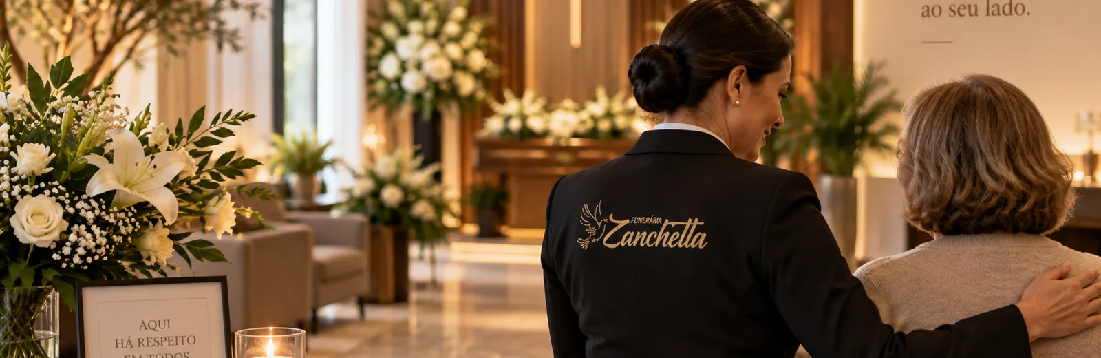 Assistência funerária e orientação à família