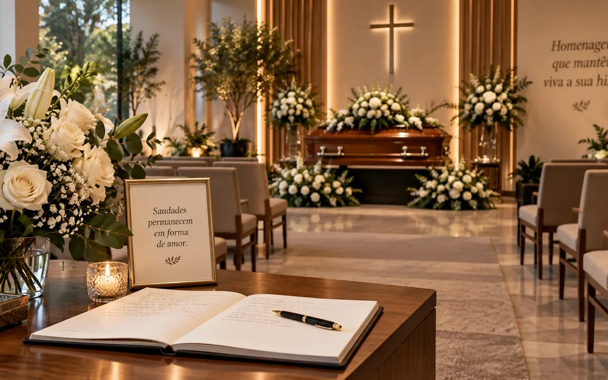 Ambiente memorial relacionado ao serviço de cremação